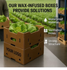 Waxed Cardboard Custom Recycled Brown Kraft Corrugated Cheese Large Custom Printed White Brown Kraft Corrugated Cardboard Wine Clothes Water Frozen Meat Box
