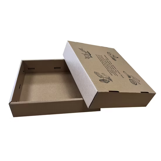 Waxed Coating Corrugated Cardboard Paper Pineapple Tomato Cucumber Corn Broccoli Fresh Fruit Carton Box Vegetable Packaging Box