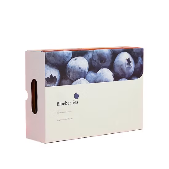 Wholesale Corrugated Cardboard Fruit Produce Boxes Vegetables Cucumber Cherry Tomato Peach Packaging Carton Customized Printing