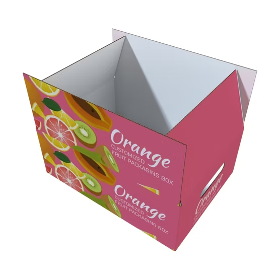 Fruit Vegetable Solar Panel Furniture Chemical Powder Machine Packaging Pallet Carton Box Waxed Coating Dipped Printed Corrugated Box