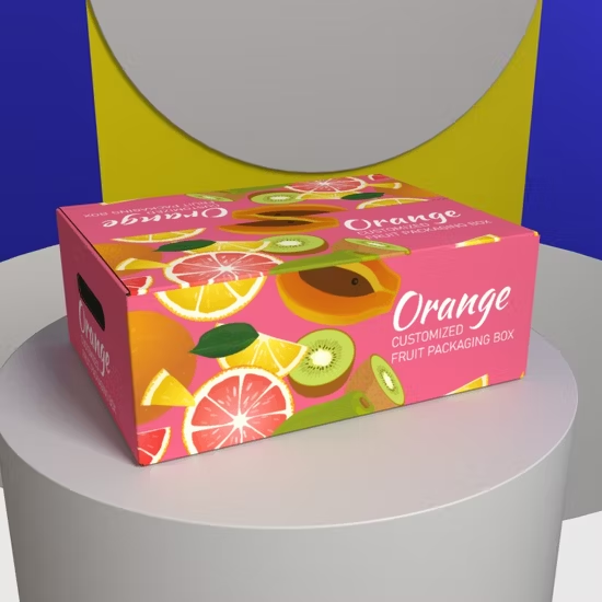 Fruit Vegetable Solar Panel Furniture Chemical Powder Machine Packaging Pallet Carton Box Waxed Coating Dipped Printed Corrugated Box