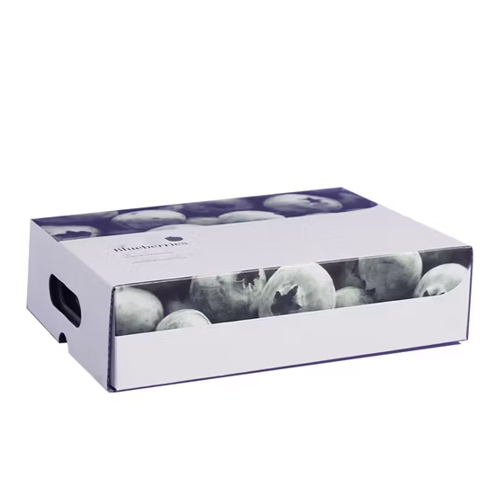 Wholesale Corrugated Cardboard Fruit Produce Boxes Vegetables Cucumber Cherry Tomato Peach Packaging Carton Customized Printing
