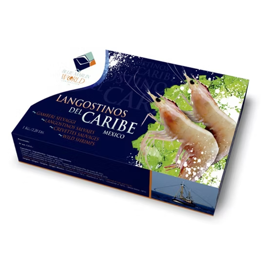 Waxed Coating Dipped Printed Corrugated Cardboard Paper Pineapple Tomato Fish Fresh Vegetable Fruit Sea Food Carton Box